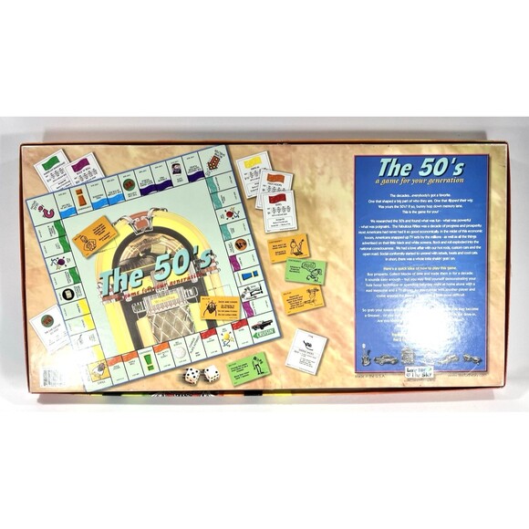 The 50's Board Game Monopoly Style Late For The Sky Complete - Picture 3 of 11